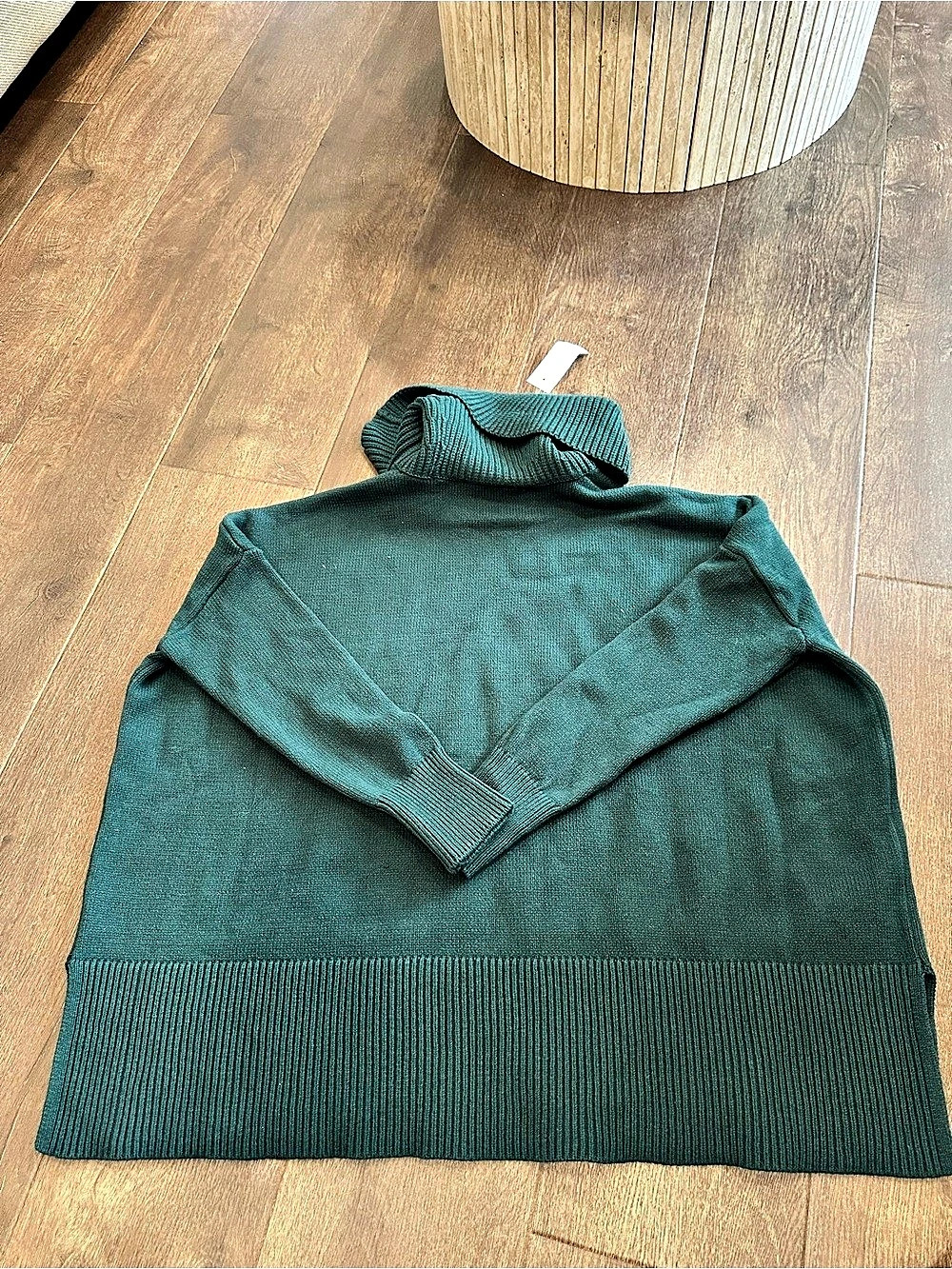 LOFT Cowl Neck Tunic Sweater Green Size Large - Picture 2 of 5